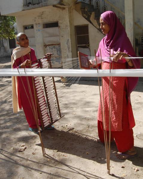 Handwoven Kota Doria Saree from Kaithoon, Rajasthan